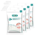 Diş İpi Seçtikleri 400 Adet Diş Pensesinde Yetişkinler için, Diş İpi Seçtikleri Dispenser Dolum Paketi, LIAMOSS No Break& No Shred Floss Sticks, Family Best Diş Ağız Bakım Seti (4'lü Paket)