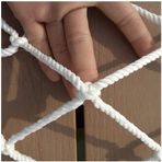 Dış Mekan Bahçe Ağı 1x6m (3x20 ft) Beyaz Dekoratif Çit Ağı Tırmanma Tesisleri ve Merdiven Korkulukları için İdeal Oyun Alanları ve Peyzaj için Mükemmel.