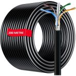 Dış Mekan Cat6 Kablo 200M AWG23 Bakır Tel Double Layer - 200 m