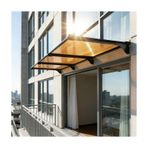 Dış Mekan Güneş Çadırı, Girişler, Verandalar ve Teraslar için Polikarbonattan Üretilen Kapı ve Balkon Güneş Perdesi - Şeffaf, Hava Koşullarına Karşı Koruma (80 x 330 cm/31,5 x 130 inç)