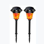 Dış Mekan için Güneş Alev Işığı, Güneş Bahçe Meşalesi Güneş Işığı IP65 Su Geçirmez 22 LED Dış Mekan Meşaleleri Bahçe Işık Sensörü (Otomatik Açma/Kapalı), Otomatik Bahçe Işıkları Güneş, 2 Adet