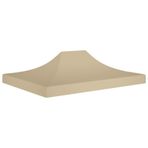 Dış mekan parti çadırı, etkinlik barınağı, gölgelik, düğün gölgelik, çatı, 4 x 3 m, bej, gölgelik, çardak, 270 g/m², bahçe gölgelik çatı