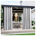 Dış Mekan Pergola Çardak Veranda Isı Yalıtımı için Su Geçirmez Şerit Perdeler Delikli Panel, Gölgeleme ve Mahremiyet için Mükemmel, Teraslar ve Teraslar için Mükemmel