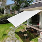 Dış Mekan Pergola Tente Örtüsü, Su Geçirmez 185 g/m2 PES Polyester Kumaş, Bahçe Barınağı için Grometli Gölgelik Yelken, %98 UV Bloğu Donanım Kiti Dahil