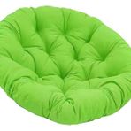 Dış mekan Rattan Bahçe Sandalye Minderi, İç ve Dış Mekan Kullanımı için Kapitone Koltuk Minderi, İlmekli Dekoratif Minder, Noir (Vert 90 x 90 cm)