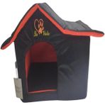 Dış Mekan Su Geçirmez Kedi ve Köpek Evi Siyah (53X35X39)