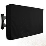 Dış Mekan TV Kapağı, Çok Boyutlu Su Geçirmez ve Toz Geçirmez TV Ekran Koruyucuları, Dış Mekan Tüm Akıllı TV Setlerine Uyar LCD Kapaklar Su Geçirmez Kumaştan Yapılmıştır Dobooo İçinde PVC Kaplamalı