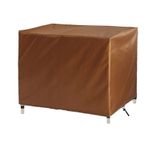 Dış mekan veranda mobilya örtüsü, su geçirmez, 150 x 85 x 130 cm, ağır hizmet tipi 420D Oxford kumaş kare bahçe masa örtüsü, rüzgar geçirmez, UV koruması, sandalye, rattan kanepe, bahçe seti örtüleri