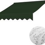 Dış mekanlar için tente kumaşı, su geçirmez, polyester, güneş koruması, üst kapak, tente için üst kapak, ön volanlı güneşlik, bahçe iç avlu örtüsü