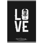 Disc Golf Love Discgolf Frolf Frisbee Folf Putt Notebook: 120 pages 6x9 inches| Gratitude Journal Notebook Gift For All Ages All Genders