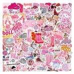 Disco Cowgirl çıkartma, moda, pembe çıkartma, 100 adet, kaykay, grafiti, çıkartma, motosiklet, bisiklet, snowboard, bagaj, dizüstü bilgisayar, araba çantası, çocuklar ve gençler için, su geçirmez