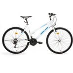 Discover Kadın Dağ Bisikleti 42 cm 26 Jant 21 Vites Metalik Beyaz Mavi