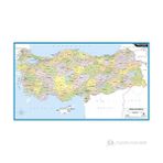 Discovery 70x100 Türkiye Siyasi Duvar Haritası