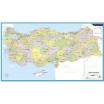 Discovery Duvar Haritası 60*100 Türkiye Siyasi *20
