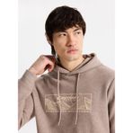 Discovery Expedition Açık Kahve Kapüşon Yaka Relaxed Baskılı Sweatshirt, M, 5003276485, Açık Kahve, erkek