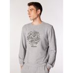 Discovery Expedition Antrasit Melanj Bisiklet Yaka Basic Fit Melanj Sweatshirt, M, 5003162396, Antrasit Melanj, erkek