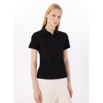 Discovery Expedition Basic Düz Polo T-Shirt, S, 5003227252, Siyah, Kadın