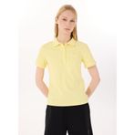 Discovery Expedition Basic Düz Polo T-Shirt, XS, 5003227135, Sarı, Kadın