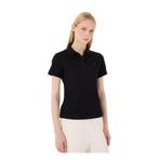 Discovery Expedition Basic Düz Polo T-Shirt, XS, 5003227252, Siyah, Kadın