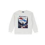 Discovery Expedition Baskılı Erkek Çocuk Kırık Beyaz Sweatshırt, 7-8 Yaş, 5003160431, Kırık Beyaz, erkek-çocuk