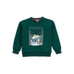 Discovery Expedition Baskılı Erkek Çocuk Sweatshırt D5Wb-Swt3044, Koyu Yeşil, 7-8 Yaş