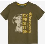 Discovery Expedition Baskılı Haki Erkek T-Shirt D5SB-TST3219