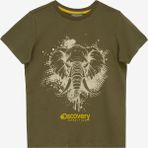 Discovery Expedition Baskılı Haki Erkek T-Shirt D5SB-TST3223