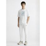 Discovery Expedition Beyaz Erkek %100 Pamuk T-Shirt D6SM-TST3785