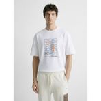 Discovery Expedition Beyaz Erkek %100 Pamuk T-Shirt D6SM-TST3788