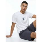Discovery Expedition Beyaz Erkek %100 Pamuk T-Shirt D6SM-TST3888