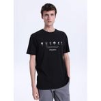 Discovery Expedition Bisiklet Baskılı T-Shirt, L, 5003336695, Siyah, Erkek