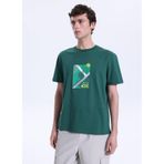 Discovery Expedition Bisiklet Baskılı T-Shirt, L, 5003336710, Yeşil, Erkek