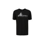 Discovery Expedition Bisiklet Yaka Basic Fit Baskılı T-Shirt, S, 5003107841, Siyah, Erkek