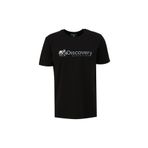 Discovery Expedition Bisiklet Yaka Baskılı T-Shirt, 2XL, 5003107822, Siyah, Erkek