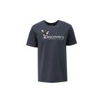 Discovery Expedition Bisiklet Yaka Baskılı T-Shirt, L, 5003107816, Antrasit, Erkek