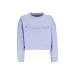 Discovery Expedition Bisiklet Yaka Crop Fit Baskılı Sweatshirt, XL, 5003162271, Mavi, kadın