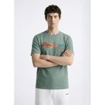 Discovery Expedition Bisiklet Yaka Relaxed Baskılı T-Shirt, 2XL, 5003330104, Nil Yeşili, Erkek