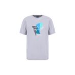 Discovery Expedition Bisiklet Yaka Relaxed Baskılı T-Shirt, M, 5003329891, Gri, Erkek
