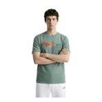 Discovery Expedition Bisiklet Yaka Relaxed Baskılı T-Shirt, S, 5003330104, Nil Yeşili, Erkek
