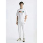Discovery Expedition Bisiklet Yaka Relaxed Baskılı T-Shirt, S, 5003330110, Kırık Beyaz, Erkek