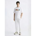 Discovery Expedition Bisiklet Yaka Relaxed Baskılı T-Shirt, XL, 5003330110, Kırık Beyaz, Erkek