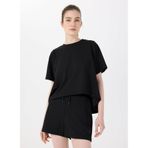 Discovery Expedition Bisiklet Yaka Relaxed Düz T-Shirt, M, 5003227186, Siyah, Kadın