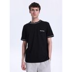 Discovery Expedition Bisiklet Yaka Relaxed Düz T-Shirt, S, 5003336696, Siyah, Erkek