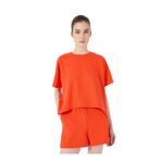 Discovery Expedition Bisiklet Yaka Relaxed Düz T-Shirt, XS, 5003227186, Siyah, Kadın