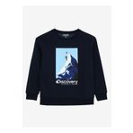 Discovery Expedition D3WB-SWT35 Lacivert Baskılı Erkek Sweatshirt
