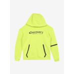 Discovery Expedition D3WB-SWT39 Neon Sarı Kapüşonlu Oversize Baskılı Erkek Çocuk Sweatshirt