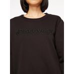 Discovery Expedition D3WL-SWT15 Siyah Bisiklet Yaka Nakışlı Kadın Sweatshirt