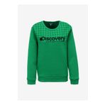 Discovery Expedition D3WL-SWT19 Yeşil Bisiklet Yaka Baskılı Kadın Sweatshirt