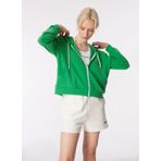 Discovery Expedition D4SL-SWT3029 Yeşil Kadın Kapüşon Yaka Relaxed Fit Sweatmont