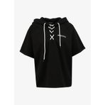 Discovery Expedition D4SL-TST3045 Siyah Kapüşon Yaka Kadın T-Shirt
